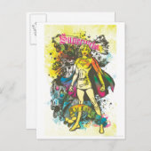 Supergirl Pose de Lux Briefkaart (Voorkant / Achterkant)