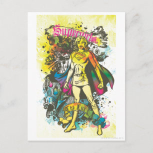 Supergirl Pose de Lux Briefkaart