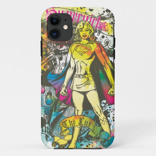 Supergirl Pose de Lux Case-Mate iPhone Case (Achterkant)