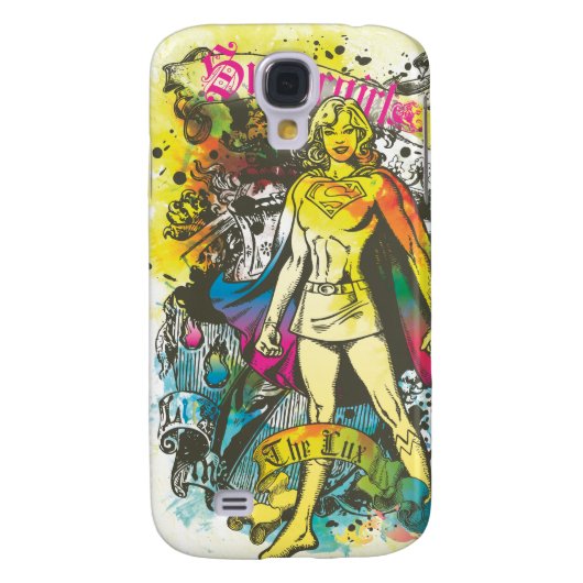 Supergirl Pose de Lux Case-Mate Samsung Galaxy Hoesje (Achterkant)