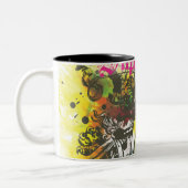 Supergirl Pose de Lux Tweekleurige Koffiemok (Links)