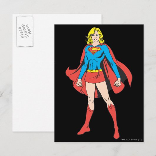 Supergirl Poses Briefkaart (Voorkant / Achterkant)