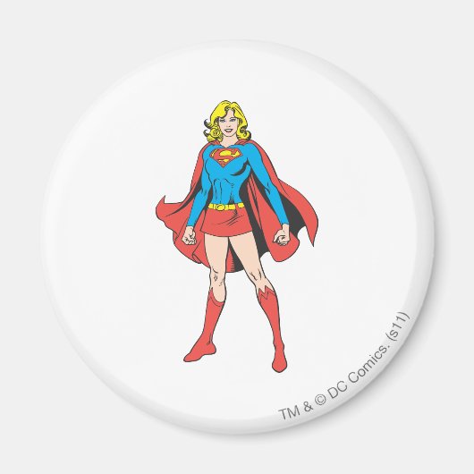 Supergirl Poses Magneet (Voorkant)