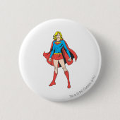 Supergirl Poses Ronde Button 5,7 Cm (Voorkant)