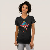 Supergirl Poses T-shirt (Voorkant volledig)