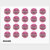 Supergirl Power 2 Ronde Sticker (Vel)