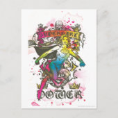 Supergirl Power Briefkaart (Voorkant)