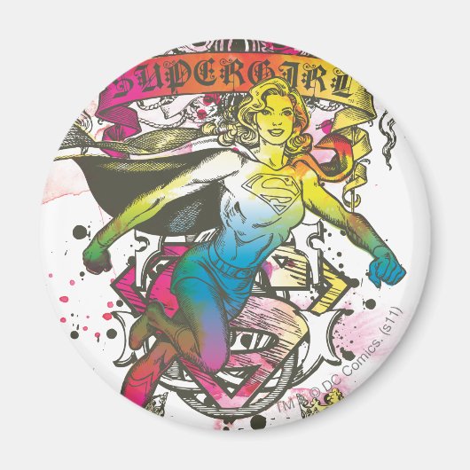 Supergirl Power Magneet (Voorkant)