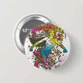 Supergirl Power Ronde Button 5,7 Cm (Voorkant /achterkant)