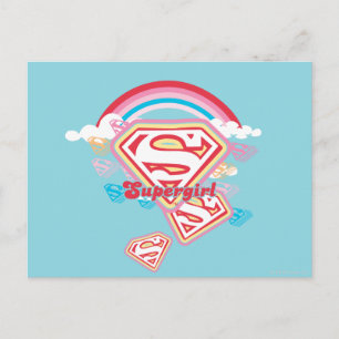 Supergirl Rainbow Briefkaart