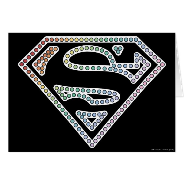 Supergirl Rainbow Outline Logo (Voorkant Horizontaal)
