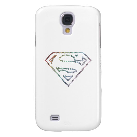 Supergirl Rainbow Outline Logo Case-Mate Samsung Galaxy Hoesje (Achterkant)