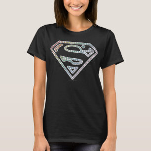 Supergirl Rainbow Outline Logo T-shirt