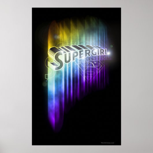 Supergirl Rainbow Poster (Voorkant)