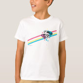 Supergirl Rainbow Stripes T-shirt (Voorkant)