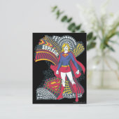 Supergirl Random World 1 Briefkaart (Staand voorkant)