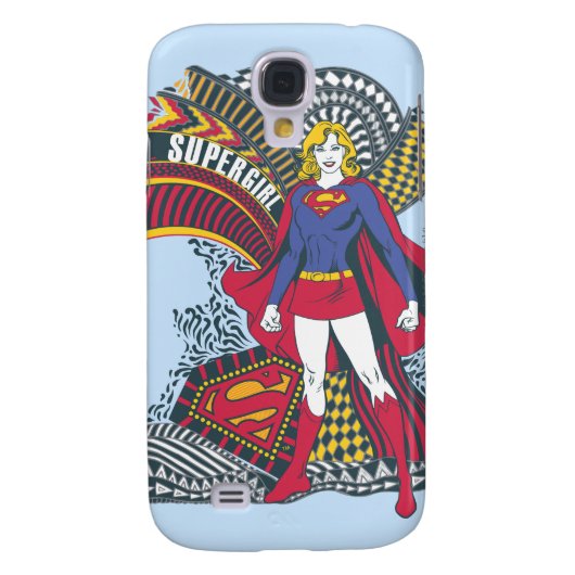 Supergirl Random World 1 Case-Mate Samsung Galaxy Hoesje (Achterkant)