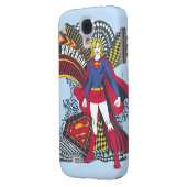 Supergirl Random World 1 Case-Mate Samsung Galaxy Hoesje (Achterkant Links)