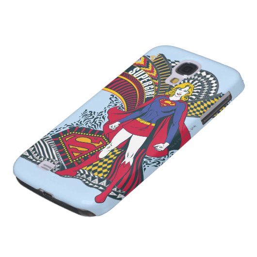 Supergirl Random World 1 Case-Mate Samsung Galaxy Hoesje (Onderkant)