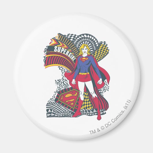 Supergirl Random World 1 Magneet (Voorkant)