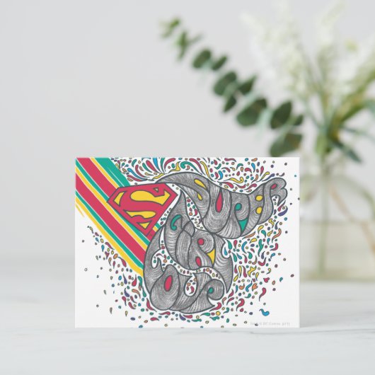 Supergirl Random World 2 Briefkaart (Staand voorkant)