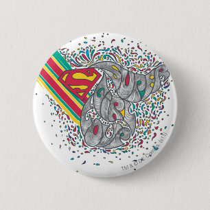 Supergirl Random World 2 Ronde Button 5,7 Cm