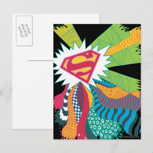 Supergirl Random World 3 Briefkaart (Voorkant / Achterkant)