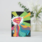 Supergirl Random World 3 Briefkaart (Staand voorkant)