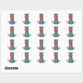 Supergirl Random World 4 Ronde Sticker (Vel)