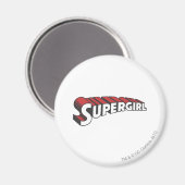 Supergirl Red and White Logo Magneet (Voorkant / Achterkant)