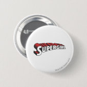 Supergirl Red and White Logo Ronde Button 5,7 Cm (Voorkant /achterkant)