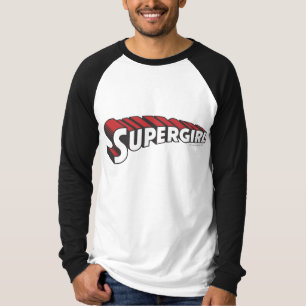 Supergirl Red and White Logo T-shirt