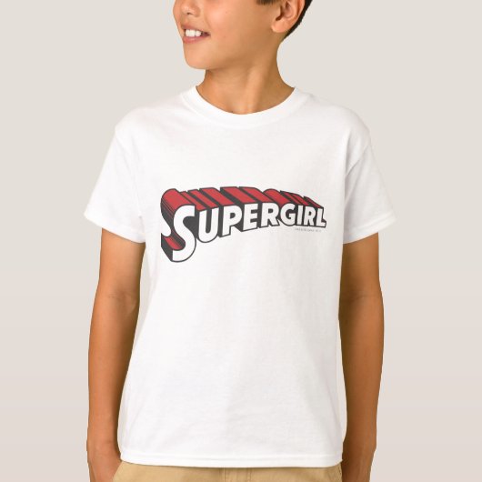 Supergirl Red and White Logo T-shirt (Voorkant)