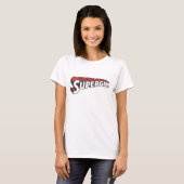 Supergirl Red and White Logo T-shirt (Voorkant volledig)