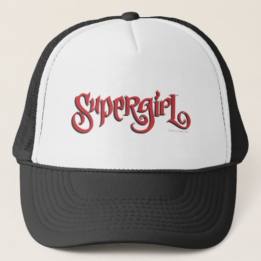 Supergirl Red Logo Trucker Pet (Voorkant)