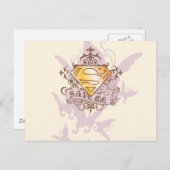 Supergirl Red me Briefkaart (Voorkant / Achterkant)