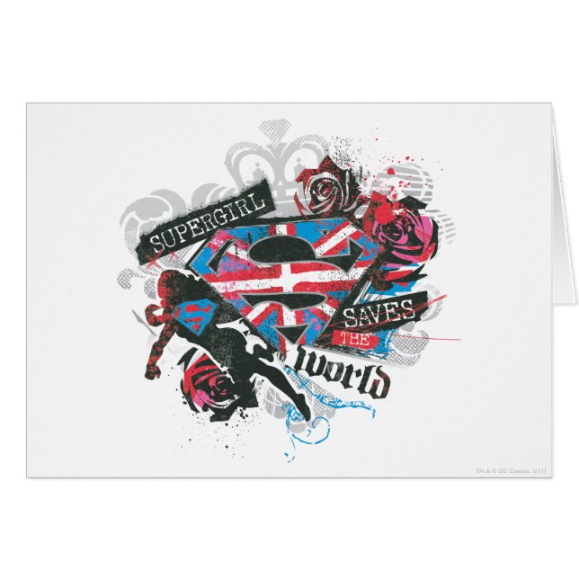 Supergirl redt de wereld (Voorkant Horizontaal)