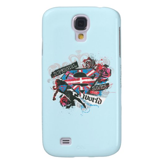 Supergirl redt de wereld Case-Mate samsung galaxy hoesje (Achterkant)