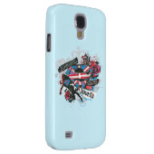 Supergirl redt de wereld Case-Mate samsung galaxy hoesje (Back/Rechts)