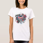 Supergirl redt de wereld t-shirt (Voorkant)