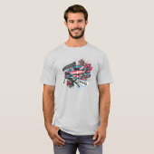 Supergirl redt de wereld t-shirt (Voorkant volledig)