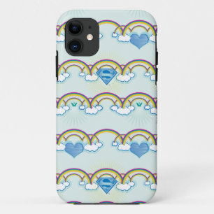 Supergirl regenboogpatroon iPhone 11 hoesje