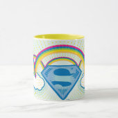 Supergirl regenboogpatroon mok (Midden)