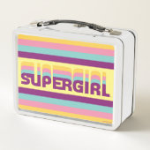 Supergirl Retro Colorshift grafische afbeelding (Achterkant)