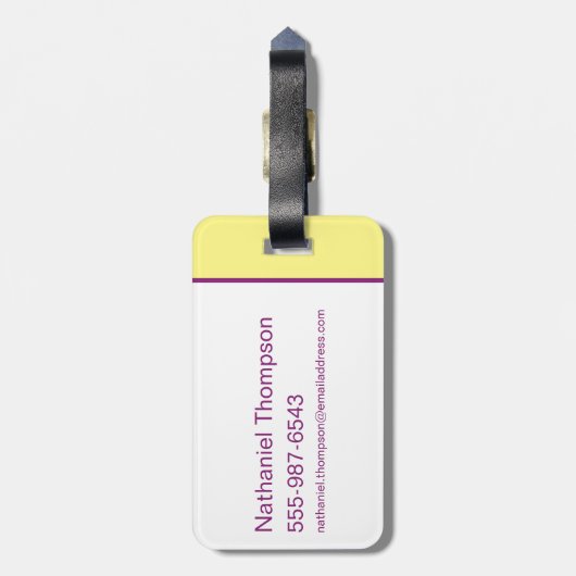 Supergirl Retro Colorshift grafische afbeelding Bagagelabel (Achterkant verticaal)