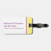 Supergirl Retro Colorshift grafische afbeelding Bagagelabel (Achterkant horizontaal)