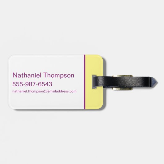 Supergirl Retro Colorshift grafische afbeelding Bagagelabel (Achterkant horizontaal)