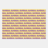 Supergirl Retro Colorshift grafische afbeelding Inpakpapier Vel (Voorkant)