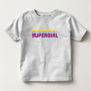Supergirl Retro Colorshift grafische afbeelding Kinder Shirts