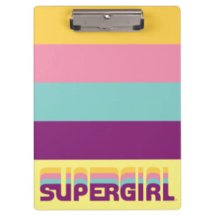 Supergirl Retro Colorshift grafische afbeelding Klembord
